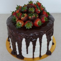 1. Strawberry Divine Cake 4 Storey